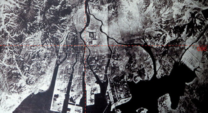 the target, hiroshima, the 6the of August 1945, at 8.15am
