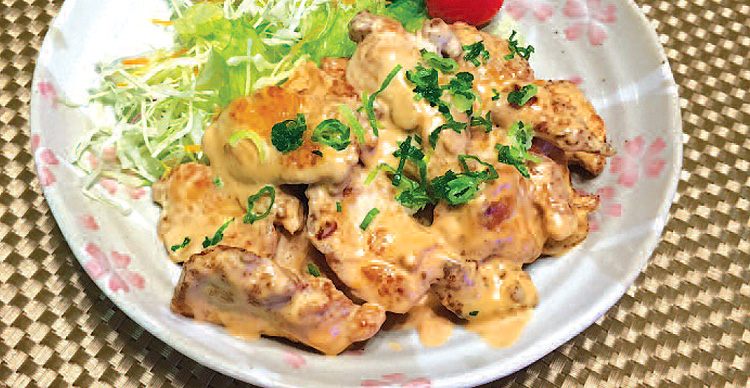 p15 No57 [HARUYO’S RECIPE] TORI MAYO (Chicken with mayonnaise sauce)