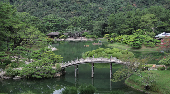 ritsurin garden, takamatsu, japanese garden